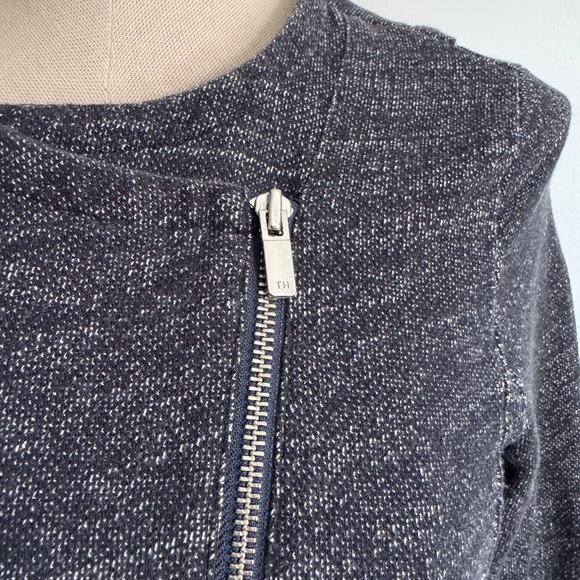 Tommy Hilfiger - Blue Zipped Long Sleeve Cardigan - Picture 4 of 12